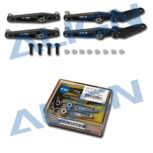 Align H70002QA T-Rex 700 F3C Metal Control Lever Set (Black)