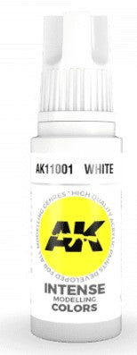 Black Forest® Hobby Supply Co AK Interactive 11001 White Acrylic 3G Paint 17ml Bottle — Glues, Paints, Tools > AK Interactive