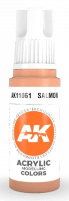 Black Forest® Hobby Supply Co AK Interactive 11061 Salmon 3G Acrylic Paint 17ml Bottle — Glues, Paints, Tools > AK