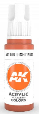 Black Forest® Hobby Supply Co AK Interactive 11105 Light Rust 3G Acrylic Paint 17ml Bottle — Glues, Paints, Tools > AK