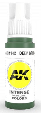 Black Forest® Hobby Supply Co AK Interactive 11142 Deep Green 3G Acrylic Paint 17ml Bottle — Glues, Paints, Tools > AK