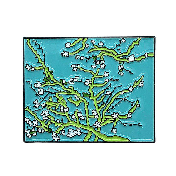 Almond Blossom by van Gogh Enamel Pin - Today is Art Day
