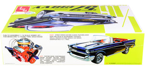 AMT - Skill 3 Model Kit 1957 Chevrolet Bel Air Convertible 2-in-1 Kit 1/16 Scale Model — Plastic model kit