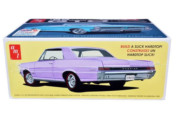 AMT - Skill 2 Model Kit 1965 Pontiac GTO 2-in-1 Kit 1/25 Scale Model — Plastic model kit