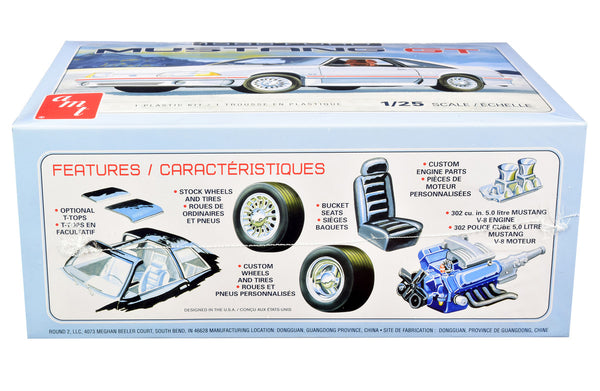 AMT - Skill 2 Model Kit 1988 Ford Mustang GT 1/25 Scale Model — Plastic model kit