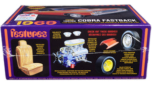 AMT - Skill 2 Model Kit 1969 Ford Torino Cobra Fastback 3-in-1 Kit 1/25 Scale Model — Plastic model kit
