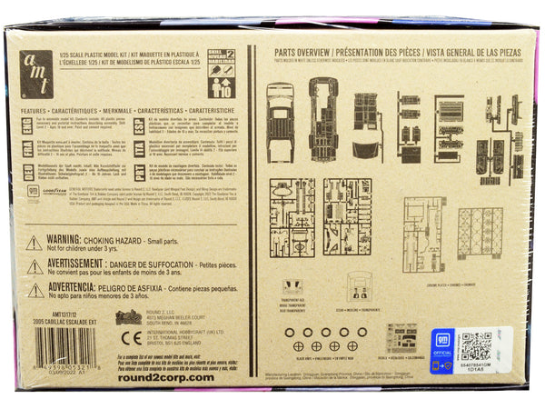 Skill 2 Model Kit 2005 Cadillac Escalade EXT 1/25 Scale Model by AMT