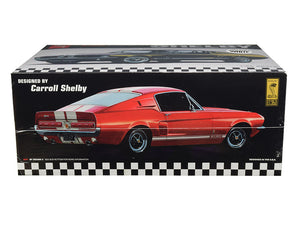 AMT - Skill 2 Model Kit 1967 Ford Mustang Shelby GT350 White 1/25 Scale Model — Plastic model kit