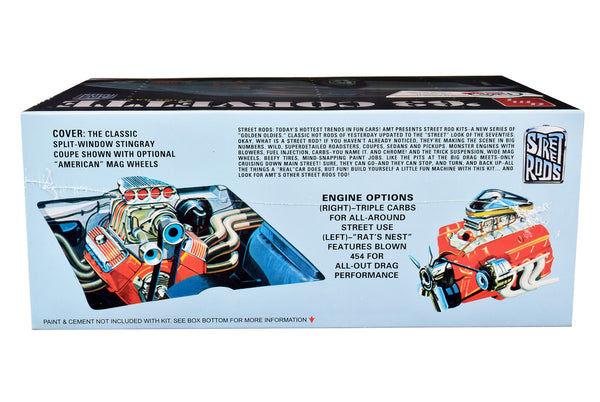 AMT - Skill 2 Model Kit 1963 Chevrolet Corvette Stingray 1/25 Scale Model — Plastic model kit