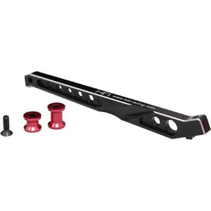 Hot Racing AON30CT01 Aluminum Rear Chassis Brace Black LP Talion 143mm