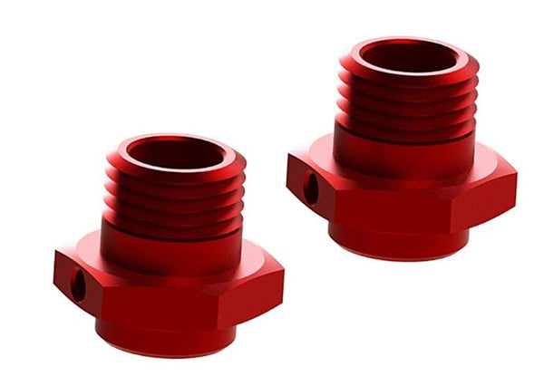 Arrma Wheel Hexes 17.6mm Aluminum Red Talion Notorious 1/7 Felony 6S