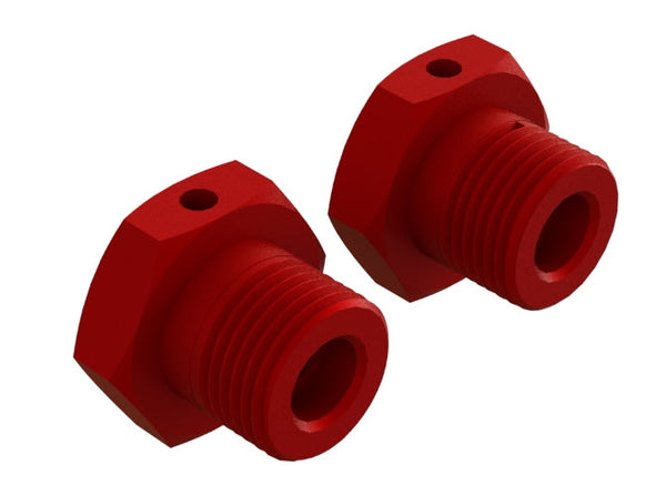 Arrma AR310904 Aluminum Wheel Hex 17MM (Red) (2Pieces) Typhon