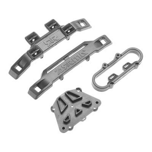 Arrma AR320251 Front/Rear Bumper Set Nero 6S