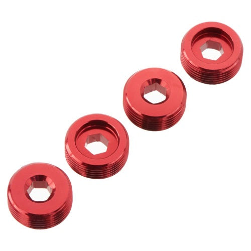 ARRMA AR330196 Nut Front Hub Aluminum Red (4) Typhon Kraton Notorious