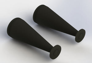 Arrma AR330342 Rubber Shock Boot 40MM Black (2) Nero 6S Nero Fazon Nero Big Rock