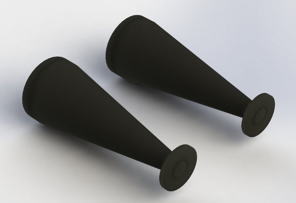 Arrma AR330342 Rubber Shock Boot 40MM Black (2) Nero 6S Nero Fazon Nero Big Rock