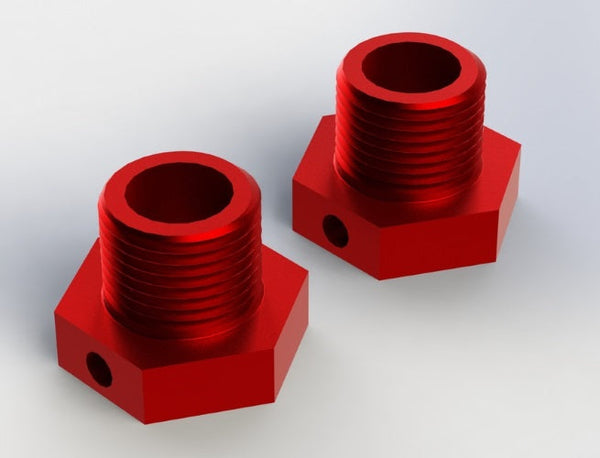 Arrma AR330359 Aluminium Wheel Hexes (Red) (2) Nero 6S Nero Fazon Nero Big Rock