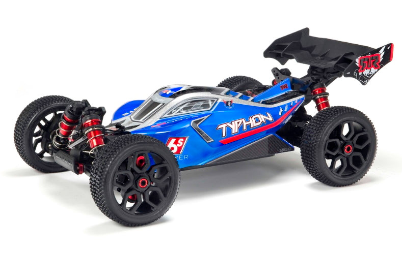 Arrma AR406118 Painted Decaled Trimmed Body (Blue) Typhon 6S Blx