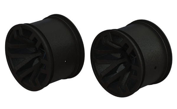 Arrma AR510097 MT 2.8" Wheel 14mm Hex Black (2Pieces) Granite