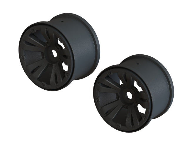 Arrma AR510111 MT 3.8" Wheel 17mm Hex (Black /2Pieces) Kraton Outcast