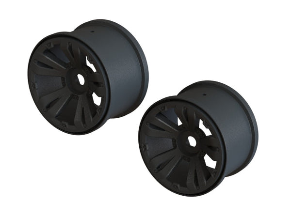 Arrma AR510111 MT 3.8" Wheel 17mm Hex (Black /2Pieces) Kraton Outcast
