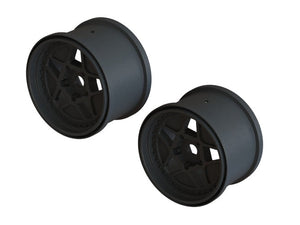 Arrma AR510113 Mt 3.8" Wheels 17MM Hex (Black /2Pieces) Kraton Outcast