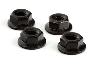 PowerHobby Arrma Serated Wheel Nut M4 Black Granite Voltage Fazon Voltage Raider Fury ADX10 — Granite Parts
