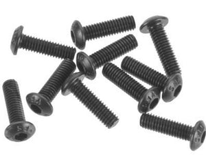 Arrma AR721310 Button Head Screw 3x10mm Raider Vorteks Granite Fury Outcast Nero