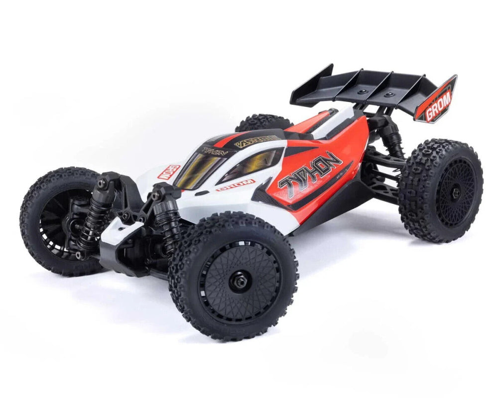 Arrma ARA2106T2 Typhon Grom MEGA 4WD 380 Brushed 1/18 Buggy RTR Red/White