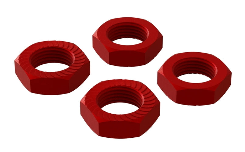 Arrma ARA310906 Aluminum Wheel Nut 17mm Red (4Pieces) Typhon