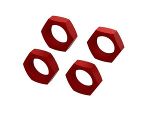 Arrma ARA310929 Aluminum Wheel Nut 24mm Red (4) Kraton 4X4 8S Outcast 8S