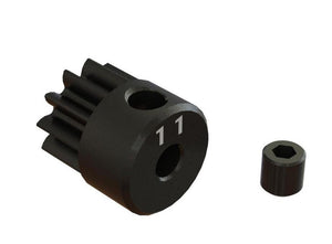 PowerHobby Arrma ARA311073 11T 0.8Mod 1/8" Bore CNC Steel Pinion Gear — 0.8 Pinion