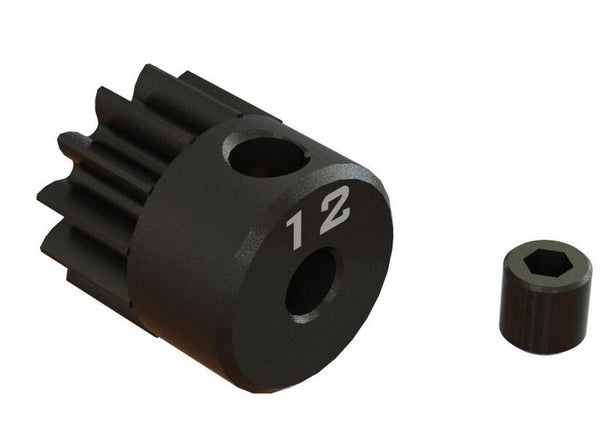 Arrma ARA311074 12T 0.8Mod 1/8" Bore CNC Steel Pinion Gear