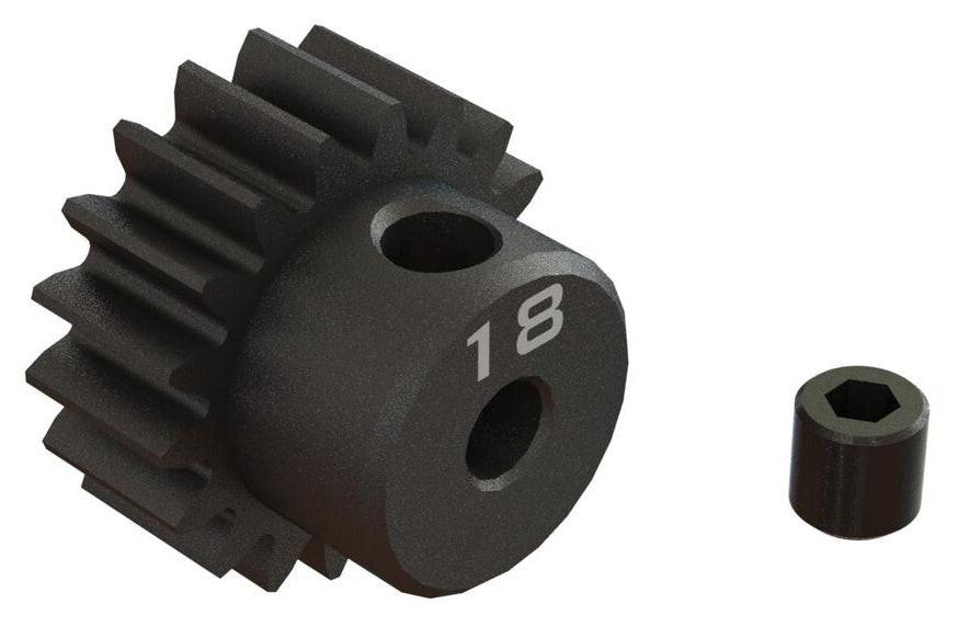 PowerHobby Arrma ARA311080 18T 0.8Mod 1/8" Bore CNC Steel Pinion Gear — 0.8 Pinion