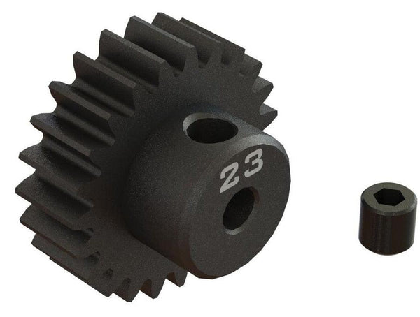 PowerHobby Arrma ARA311085 23T 0.8Mod 1/8" Bore CNC Steel Pinion Gear — 0.8 Pinion