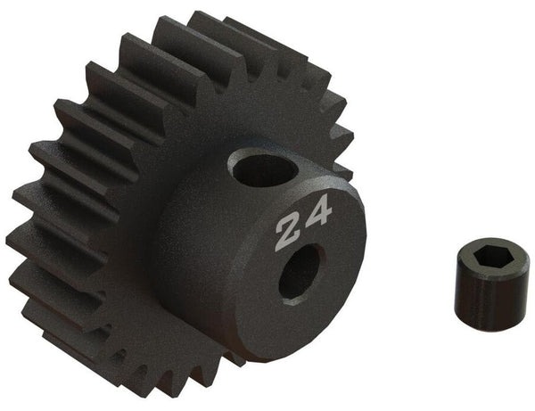 Arrma ARA311086 24T 0.8Mod 1/8" Bore CNC Steel Pinion Gear