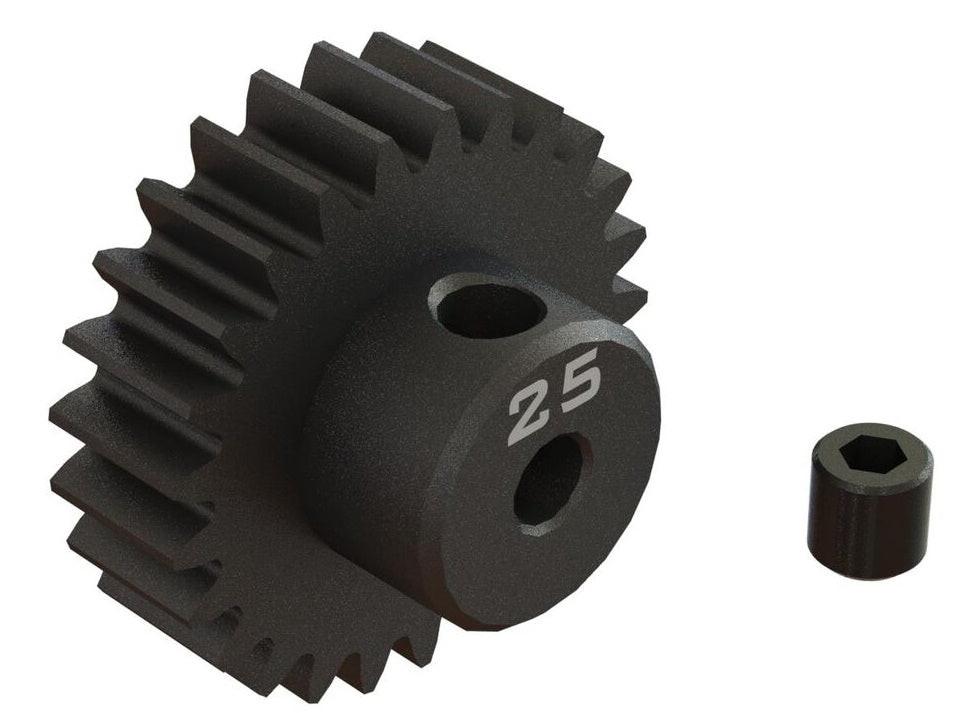 PowerHobby Arrma ARA311087 25T 0.8Mod 1/8" Bore CNC Steel Pinion Gear — 0.8 Pinion