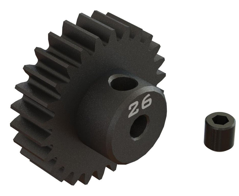 Arrma ARA311088 26T 0.8Mod 1/8" Bore CNC Steel Pinion Gear