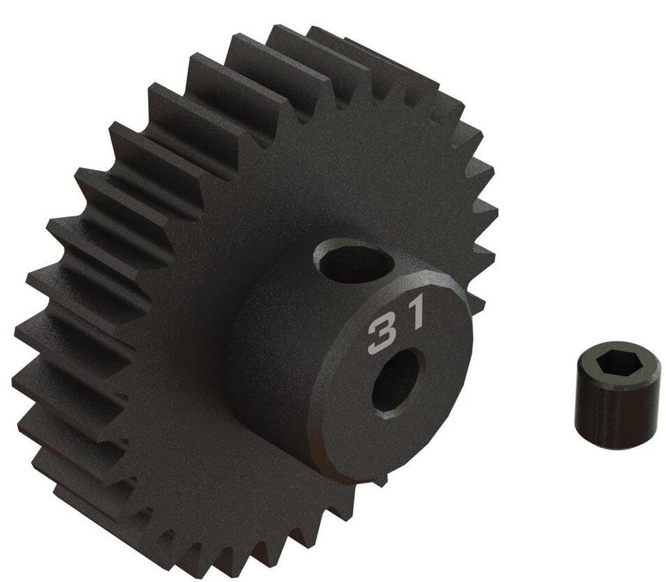 PowerHobby Arrma ARA311093 31T 0.8Mod 1/8" Bore CNC Steel Pinion Gear — 0.8 Pinion
