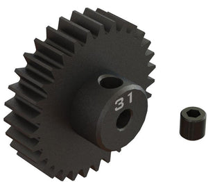 PowerHobby Arrma ARA311093 31T 0.8Mod 1/8" Bore CNC Steel Pinion Gear — 0.8 Pinion