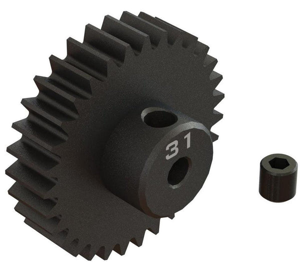 PowerHobby Arrma ARA311093 31T 0.8Mod 1/8" Bore CNC Steel Pinion Gear — 0.8 Pinion