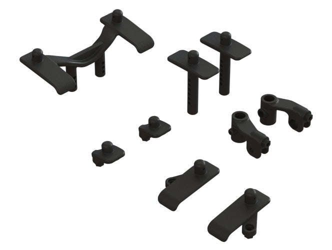 Arrma ARA320485 Body Post Set Kraton 4X4 8S