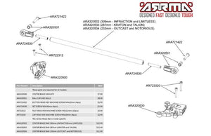 PowerHobby Arrma ARA320504 Center Brace Bar Outcast Notorious — Notorious Parts