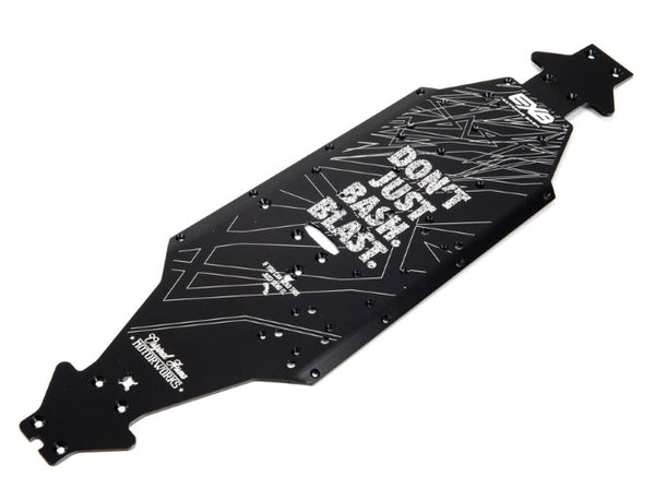 Arrma ARA320571 Aluminum Chassis CNC 7075 T6 LWB Black (1pieces) Talion