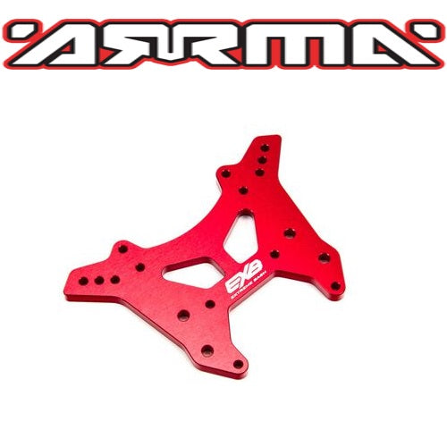 Arrma ARA320577 Kraton EXB Front Aluminum Shock Tower CNC 7075 T6 L Red