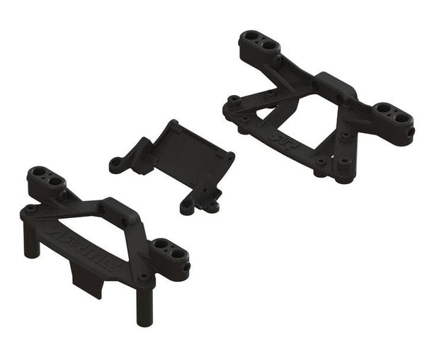 Arrma ARA320586 Upper Bumper/Bodymount Set Infraction / Vendetta 4X4