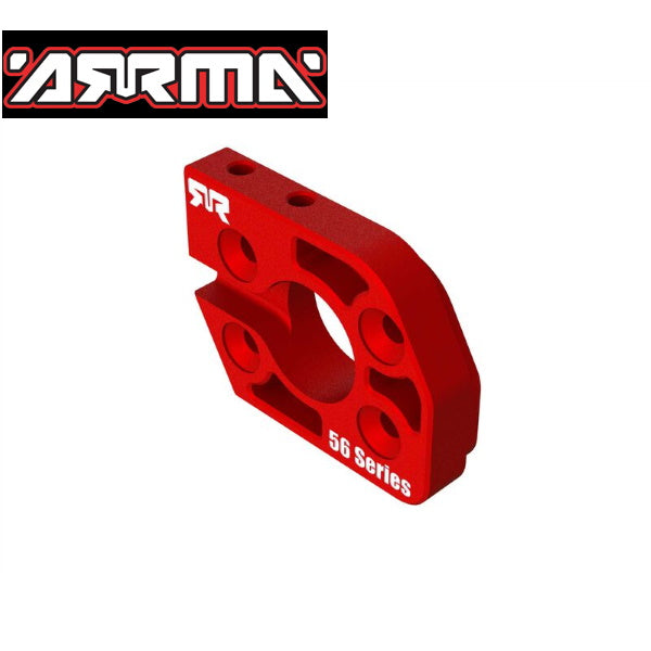 Arrma  ARA320591 Aluminum Motor Plate 56 Series Red