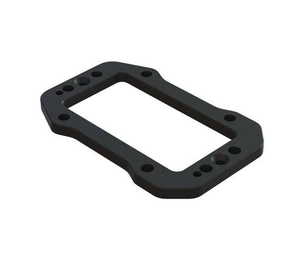 PowerHobby Arrma ARA320649 Aluminum Servo Mount Plate Black KRATON TALION TYPHON — Talion Parts