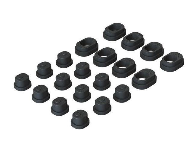 PowerHobby Arrma ARA320657 Front Upper Arm Adjustment Block Set TLR TYPHON ROLLER — Typhon Parts