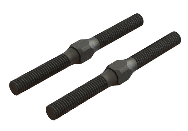 Arrma ARA330542 Steel Turnbuckle M4x48mm Black (2Pieces) Big Rock Typon